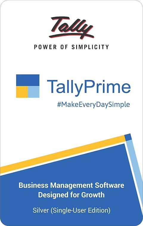 Tally ERP 9 Single User - Silver Edition,  Activation Key, Digital Download, TALLYSU