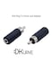 3 PCS RCA Plug to 3.5mm Jack Adapter Mono Audio Converter
