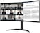 LG 34WR55QC-B 34"" Curved UltraWide WQHD HDR 10 100Hz Monitor