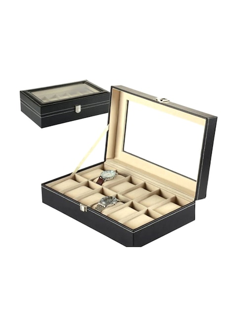 Generic 12 Grid Watch Organizer Box
