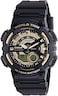 Casio - Youth - Combination Analog-Digital Gold Dial Mens Watch - AEQ-110BW-9AVDF