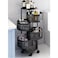 5 Tier Stand Kitchen Shelf Rotating Round Storage Rack Kitchen Organizer with Wheels