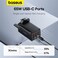 Baseus 65W USB C Charger 3-Port Foldable GaN5 Pro Laptop Charger Type C Fast Wall Charger Plug Compatible With MacBook Pro/Air HP/Dell/Lenovo iPad Pro/Air iPhone 15 Pro Max Galaxy S23 Steam Deck Black
