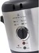Mebashi ME-DF8001SCB Deep Fryer, 1000W, Silver &amp; Black