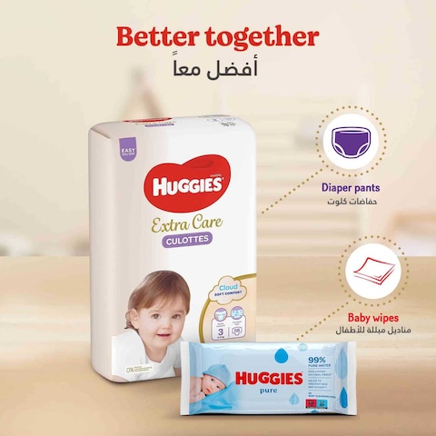 Huggies Extra Care Culottes Size 5  12-17 kg 34 Diaper Pants