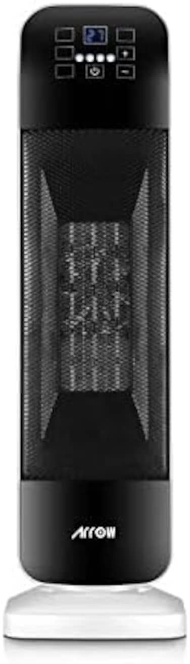 Arrow PTC Ceramic Fan Heater 2000W With Infrared Remote Control, RO-2000HPJ