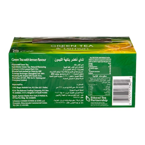 Twinings Lemon Green Tea - 25 Bags