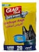 Glad Garbage Tie Large Handle Bags, 110 L