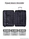 Parajohn 3-Piece Hard Side ABS Luggage Trolley Set 20/24/28 Inch, Champagne