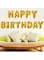 Party Time 13-Piece 16inch Gold Letter Happy Birthday Decorative Foil Balloon Set