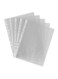 100-Piece Punched Pocket, A4 size Clear