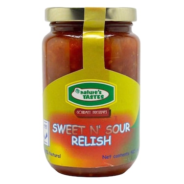 Nature&#39;s Taste Sweet N&#39; Sour Relish 425g