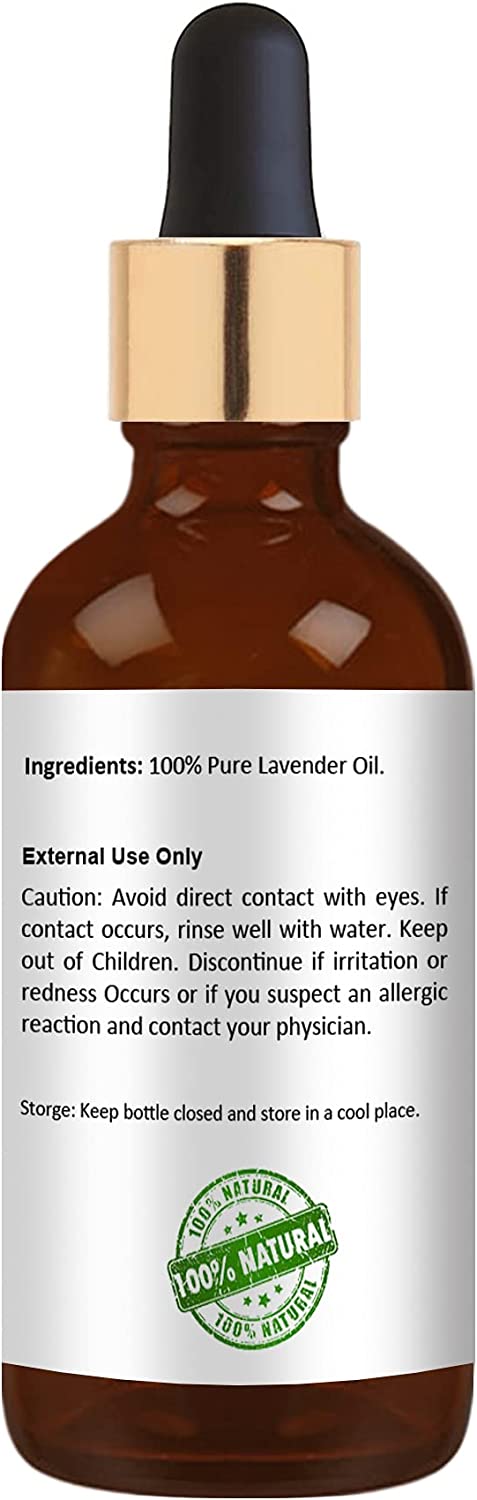 Jadole Naturals Lavender Essential Oil 100% Pure, 1OZ With Drop Cap By Jadole Naturals
