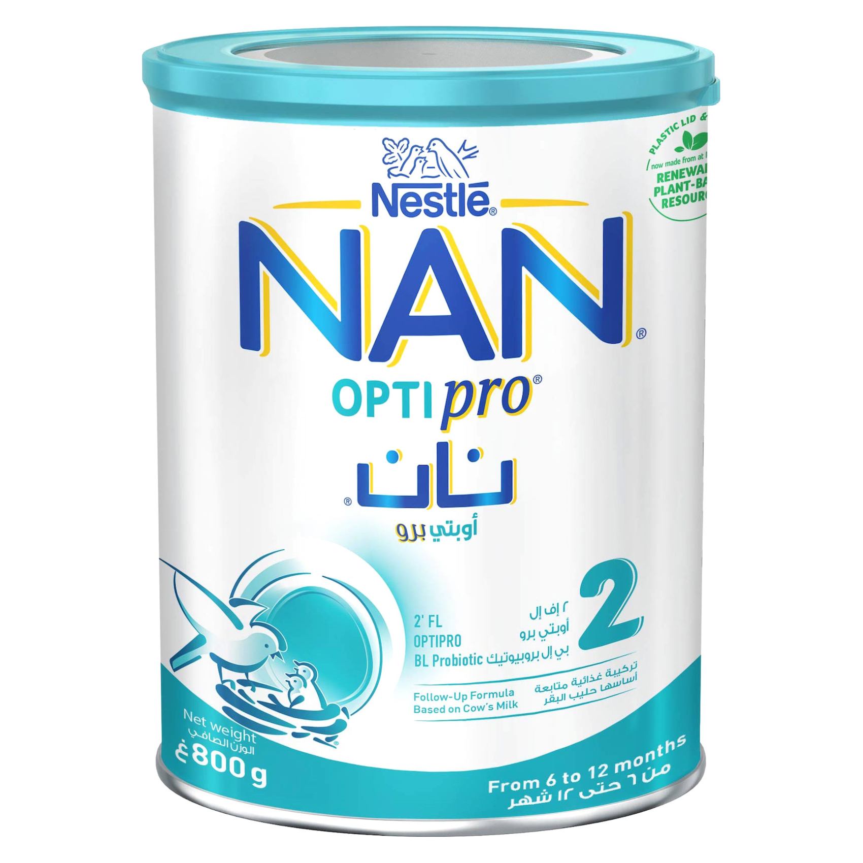 Nestle NAN Optipro 2 Follow Up Formula From 6 To 12 Months 800g