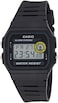 Casio - Grey Dial Resin Band Watch - F-94Wa-8Dg, Black Band, Digital Display, For Unisex