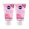 Nivea Face Wash Rose 150mlx2 Pieces