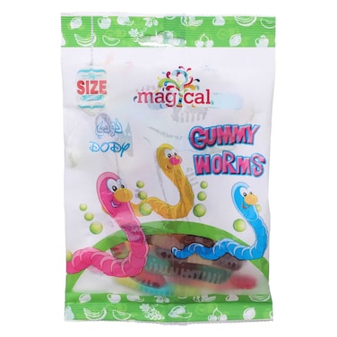 ماجيكال حلوى جيلى شكل ديدان - 80 جرام