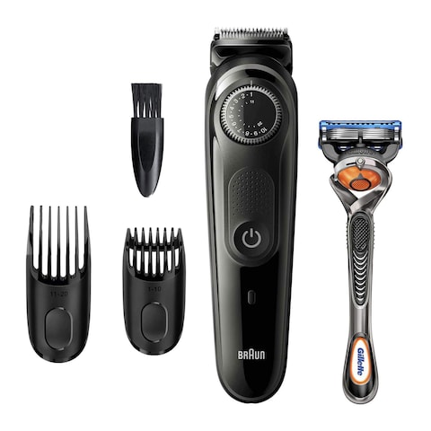 Braun Beard Trimmer and Gillette Fusion5 ProGlide Razor - BT3242
