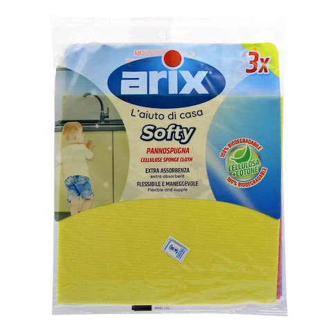 Arix 113 Softy Sponge Cloth 3 pcs
