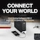 Seagate One Touch 16TB External Hard Drive, With Built-In Hub, USB-C and USB 3.0 Port, Compatible with Windows and Mac, Black   STLC16000400