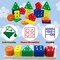 ESSEN Montessori Shape Sorting Stacking Educational Sorter Stacker Toy for Toddlers Preschool Kids
