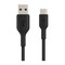 Belkin CAB002BT2MBK Boost Charge Braided USB-C To USB-A Cable - Black