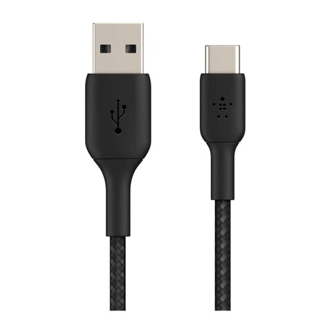 Belkin CAB002BT2MBK Boost Charge Braided USB-C To USB-A Cable - Black