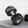 Harley Fitness Commercial Dumbbells - TPU - Dynamic Strength and Stability (12.5, Kilograms)