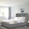 In House Berlin Velvet Bed Frame - Single - 200x90 cm - Gray