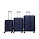 STARLIFE 3 Piece ABS Hard side Trolley Luggage Set Spinner Wheels with Number Lock