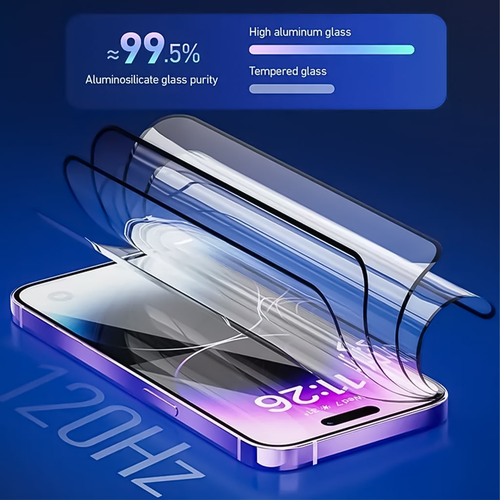 Bavin Full Cover Tempered Glass Screen Protector iPhone 14 Promax Clear Screen Protector