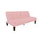 In House Sana 2 In 1 Sofabed Velvet Upholstered - Light Pink