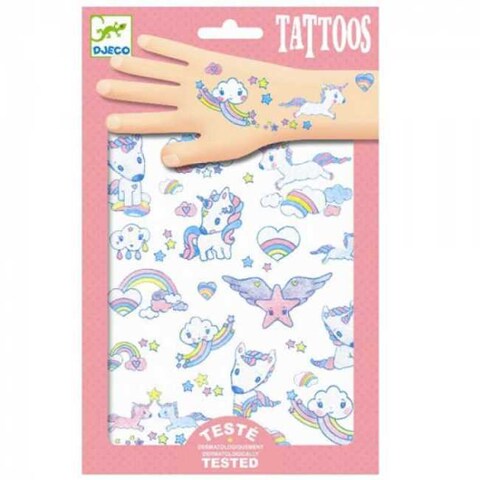 Djeco Unicorns Glitter Tattoos