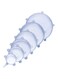 Generic 6-Piece Silicone Stretch Lid Set Clear