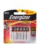 12-Piece Alkaline Battery Set Silver