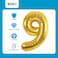 Markq 40 inch Number Balloons, Large Gold Foil Helium Balloons for Anniversary Wedding Birthday Party Decoration Supplies (Number 9)