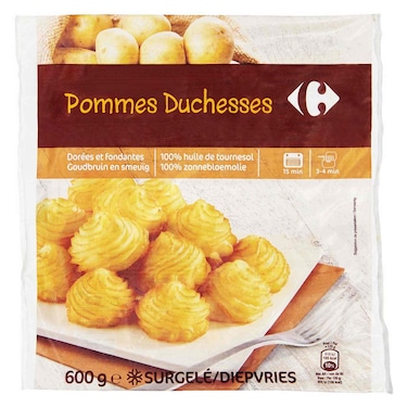 Carrefour Frozen Potatoes Duchesse 600g