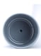 Round  Gray Ceramic Flower Pots with Drainage Hole and Saucer Succulent Garden Pots For Indoor And Outdoor-Large
