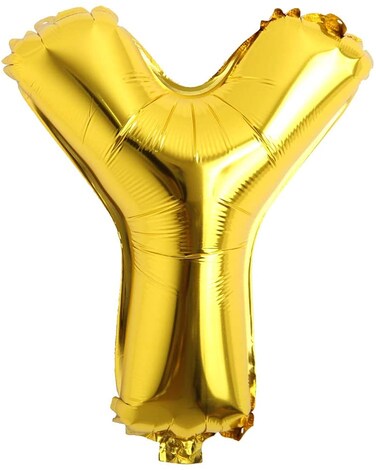 Generic Y Letter Decorative Foil Balloon For Party 16Inch
