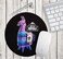 Loud Universe - Mouse Pad Round Fortnite Unicorn Black