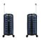 Eminent Hard Case Travel Bag Cabin Luggage Trolley TPO Lightweight Suitcase 4 Quiet Double Spinner Wheels with TSA Lock KK30 Dark Navy