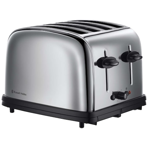 Russell Hobbs 4-Slice Stainless Steel Toaster 2900W 23340