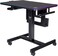 Thermaltake Cycledesk 100 Height Adjustable Movable Gaming Desk With Waterproofing RGB Mouse Pad, 4 Wheels &amp; Laptop Stand, Black - GGD-CDW-Bkeirw-01