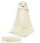 Star Babies - Microfiber Hooded Towel - White