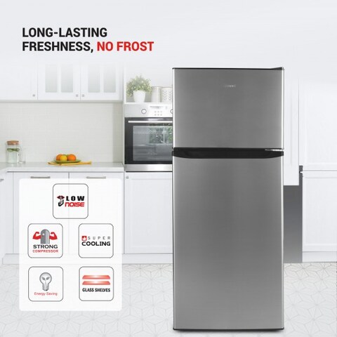 AFRA Refrigerator 340L, Double Door, No Frost, Lock &amp; Key, G-MARK, ESMA, ROHS, And CB Certified, 2 Years Warranty