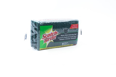 SCOTCH BRITE HEAVY DUTY SCOURING PAD 9 PC