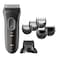 Braun Series 3 Shave And Style 3-In-1 Electric Shaver With Precision Trimmer And 5 Comb Attachments 3000BT Black