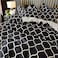 Generic Vizier - Comfortable King Size (220X240cm) 6 Pieces Bedding Duvet Cover Set - Geometric Black