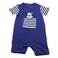 زيّ أنيق بأكمام قصيرة للاطفال الرضع الأولاد (رومبير) -لون كحلي 3-6 شهراً