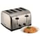 Black+Decker ET304 4 Slice 1800 Watts Stainless Steel Toaster